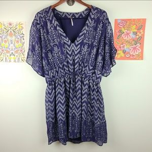 Love Your Chaos Metallic Dress, L